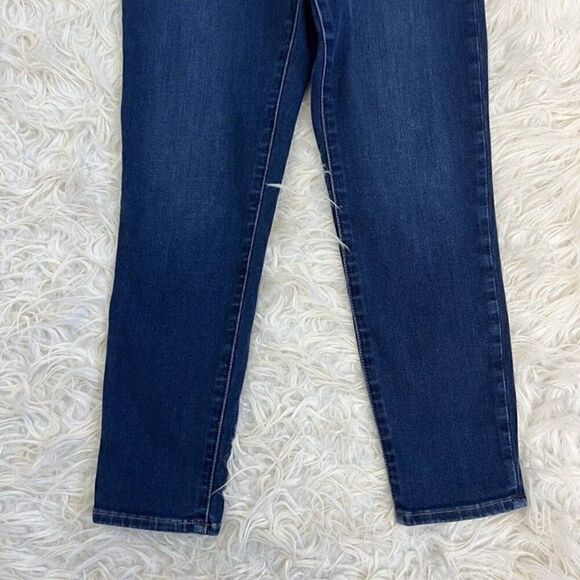 Madewell 10" High Waist Cotton Stretch Denim Skinny Jeans Button Front Size 27 - Picture 7 of 10